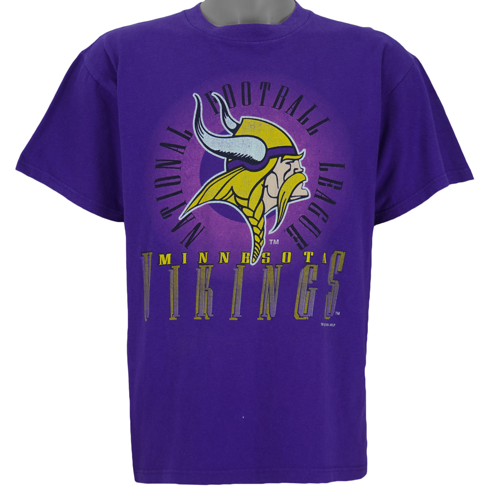 NFL (Competitor) - Minnesota Vikings T-Shirt 1994 Large vintage retro football