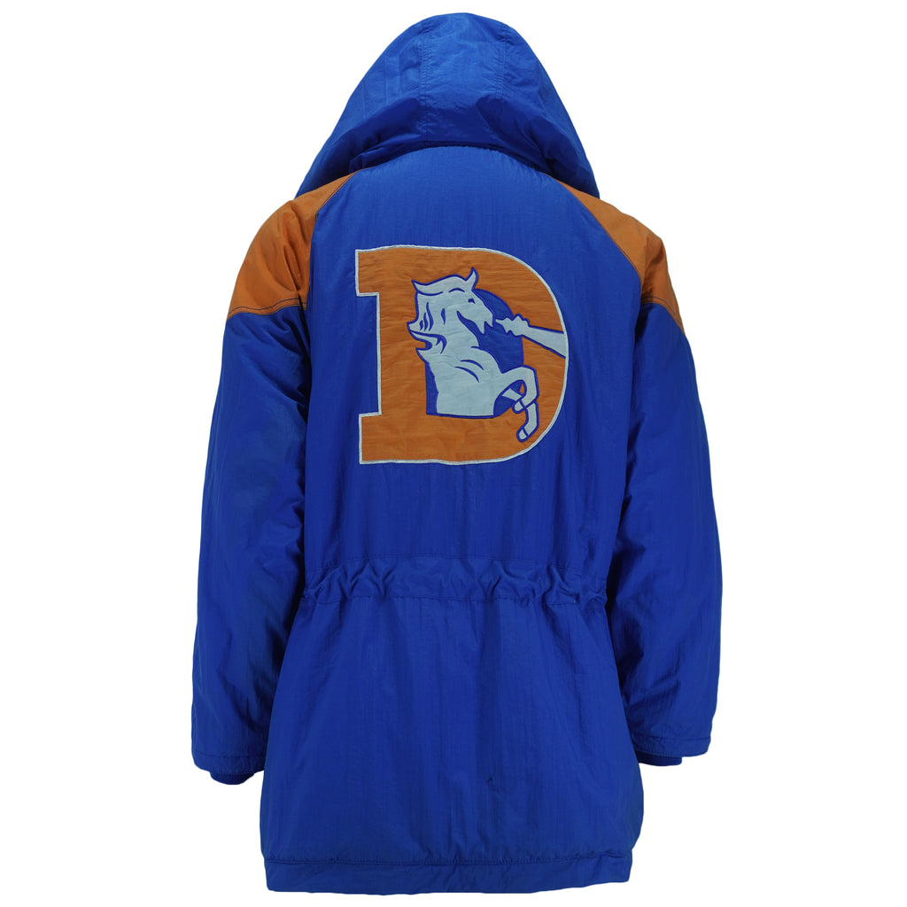 NFL (Team Collection) - Denver Broncos Embroidered Zip-Up Jacket 1990s X-Large vintage retro football