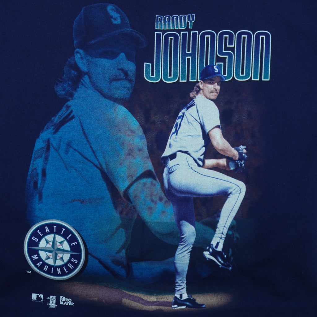 MLB (Pro Player) - Seattle Mariners Randy Johnson Player T-Shirt 1990s X-Large