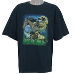 Vintage (Thundersportswear) - Galloping Horses Single Stitch T-Shirt 1990s XX-Large