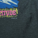 Vintage - "Ride the Tide" Beach Attitude Graphic T-Shirt 1990s M-Tall Vintage Retro