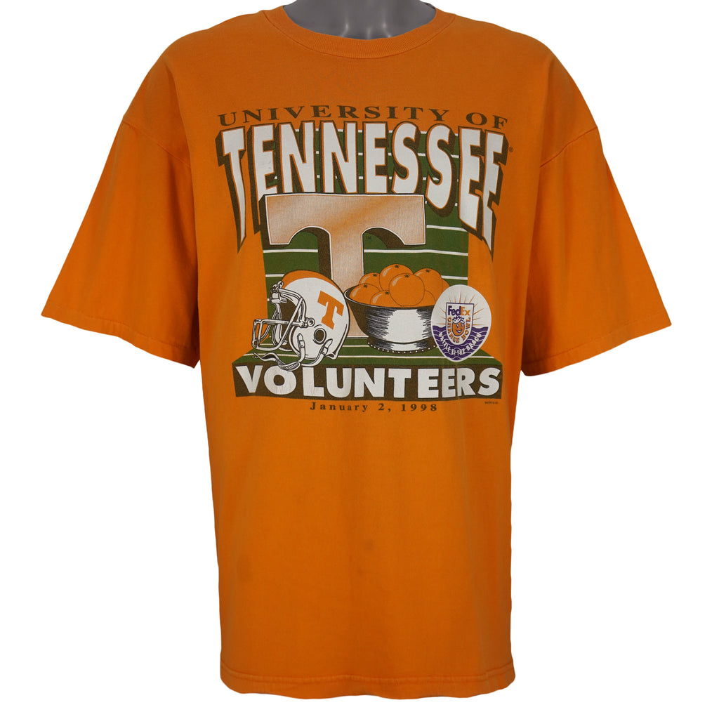 NCAA (Castaways) - University Of Tennessee Volunteers T-Shirt 1998 X-Large Vintage Retro Football