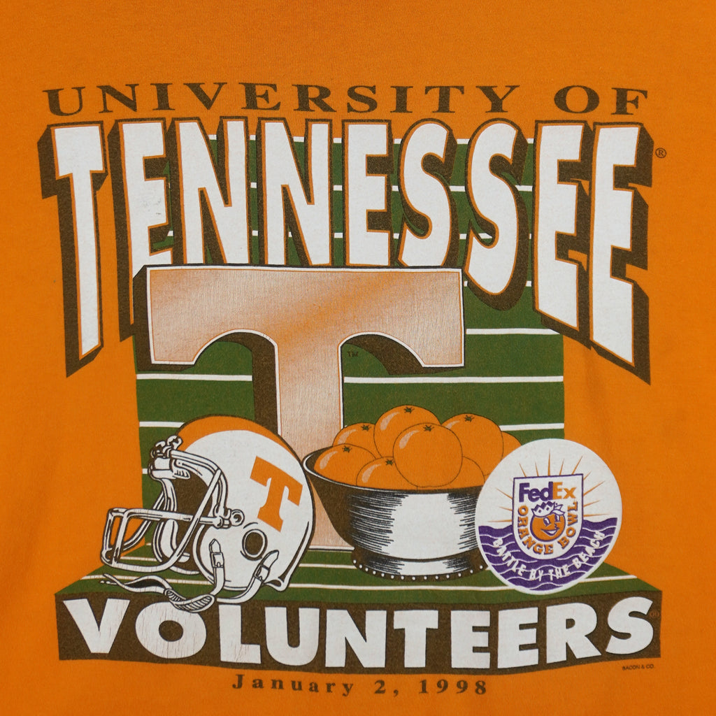 NCAA (Castaways) - University Of Tennessee Volunteers T-Shirt 1998 X-Large Vintage Retro Football