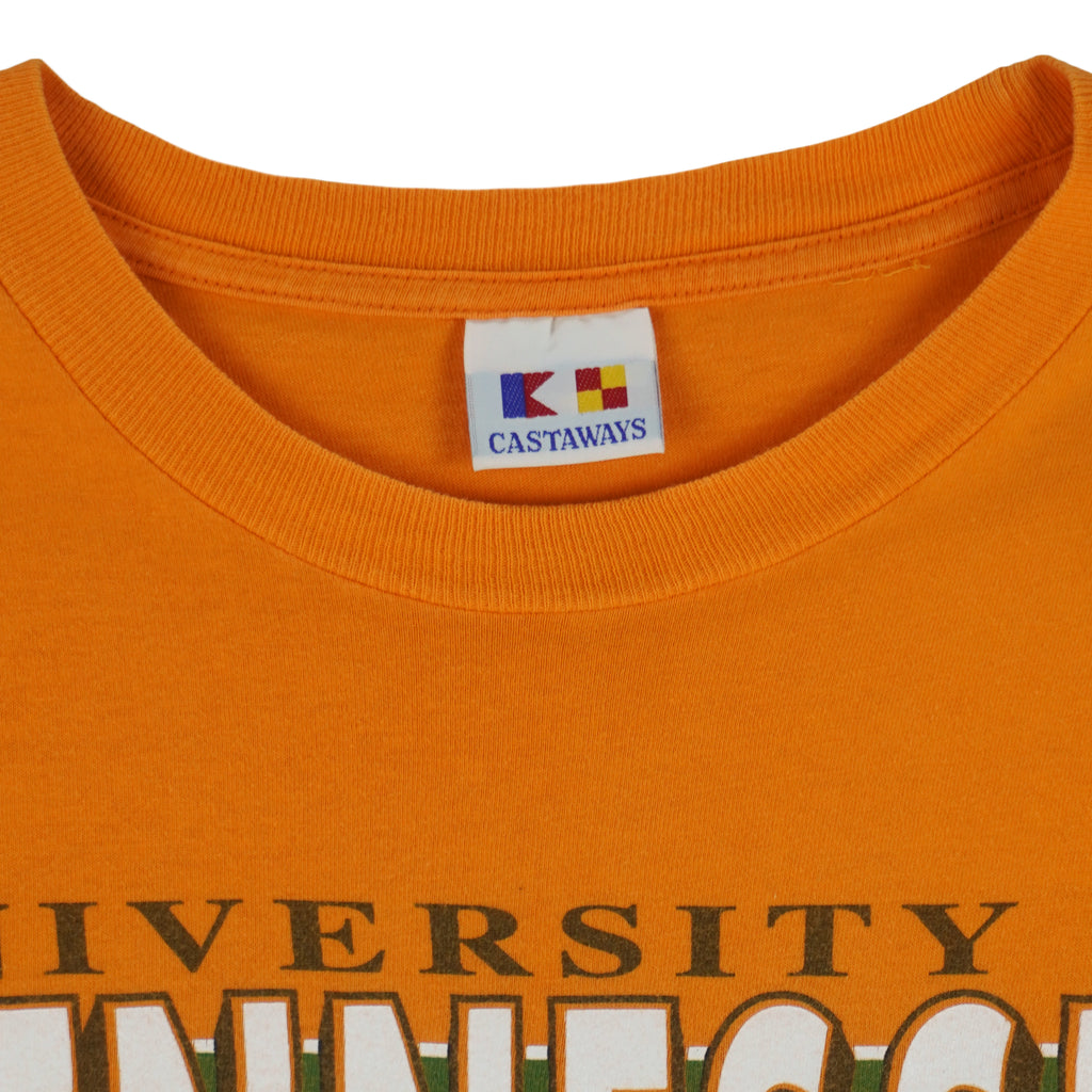 NCAA (Castaways) - University Of Tennessee Volunteers T-Shirt 1998 X-Large Vintage Retro Football