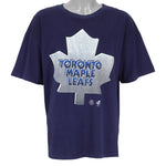 NHL (Ravens) - Toronto Maple Leafs Spell-Out T-Shirt 1990s Large Vintage Retro Hockey