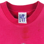 Nike - International Pink Embroidered Sweatshirt 1990s Small