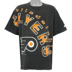 Starter - Black Philadelphia Flyers T-Shirt 1993 X-Large