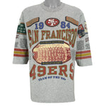 NFL (Long Gone) - San Francisco 49ers Team Of The 80s T-Shirt 1992 Large