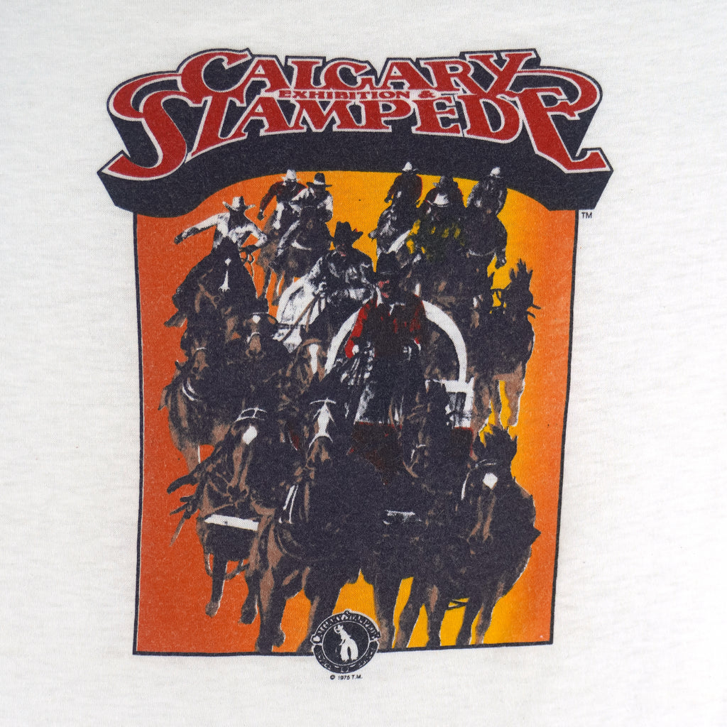 Vintage (Penmans) - Calgary Exhibition & Stampede T-Shirt 1975 Medium Vintage Retro