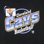 NBA (Logo 7) - Cleveland Cavs Basketball Spell-Out T-Shirt 1990s XX-Large Vintage Retro Basketball