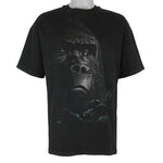 Vintage (Hanes) - Gorilla Animal Print T-Shirt 1990s X-Large