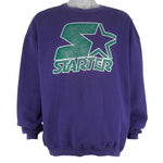 Starter - Big Star Spell-Out Crew Neck Sweatshirt 1990s X-Large