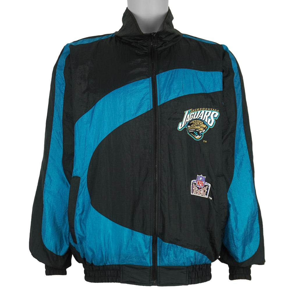 NFL (Pro Player) - Jacksonville Jaguars Zip-Up Windbreaker 1990s Small Vintage Retro Football