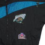 NFL (Pro Player) - Jacksonville Jaguars Zip-Up Windbreaker 1990s Small Vintage Retro Football