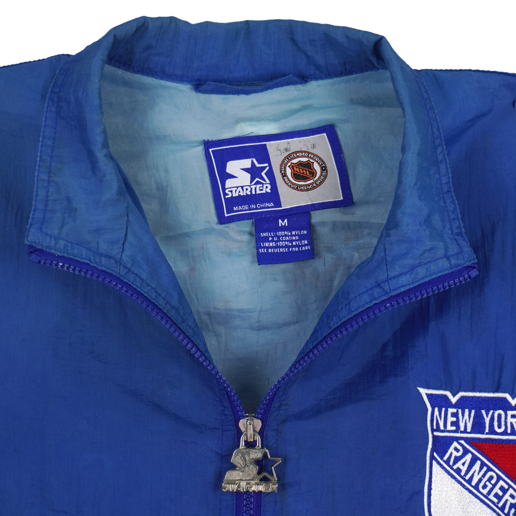 Starter - NHL New York Rangers Windbreaker 1990s Medium