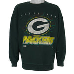 NFL (Riddell) - Green Bay Packers Spell-Out Crew Neck Sweatshirt 1994 X-Large