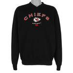 NFL - Kansas City Chiefs Embroidered Crew Neck Sweatshirt 2000s Medium