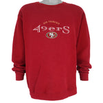 NFL (Pro Player) - San Francisco 49ers Embroidered Crew Neck Sweatshirt 1990s Large Vintage Retro Football