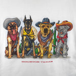 Vintage (Prints Of Tails) - Houston Texas Cowboy Dogs T-Shirt 1990s X-Large Vintage Retro