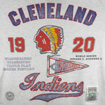 MLB (Long Gone) - Cleveland Indians World Champions T-Shirt 1992 X-Large Vintage Retro Baseball