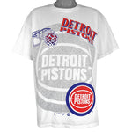 NBA (Swingster) - Detroit Pistons Basketball T-Shirt 1990s XX-Large