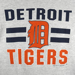 MLB (Logo 7) - Detroit Tigers Spell-Out T-Shirt 1992 Large Vintage Retro Baseball