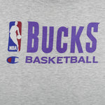 Champion - NBA Bucks Basketball Spell-Out T-Shirt 1990s XX-Large Vintage Retro Basketball