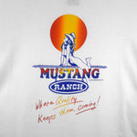 Vintage (Belton) - Mustang Ranch USA Crew Neck Sweatshirt 1984 Large Vintage Retro