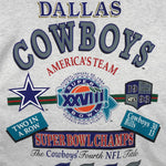 NFL (Team Rated) - Dallas Cowboys Super Bowl XXVIII Champs T-Shirt 1994 Large Vintage Retro Football