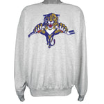 NHL (Hanes) - Florida Panthers Secret Sneaker Crew Neck Sweatshirt 1990s X-Large Vintage Retro Hockey