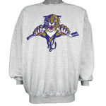 NHL (Hanes) - Florida Panthers Secret Sneaker Crew Neck Sweatshirt 1990s X-Large