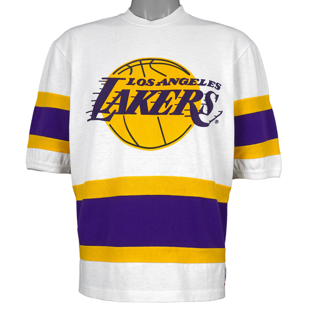 NBA (Nutmeg) - Los Angeles Lakers Basketball Jersey 1990s Medium Vintage Retro Basketball