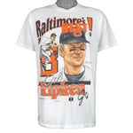 MLB (Delta) - Baltimore Orioles Best! Cal Ripken Jr. T-Shirt 1990s Large Vintage Retro Baseball