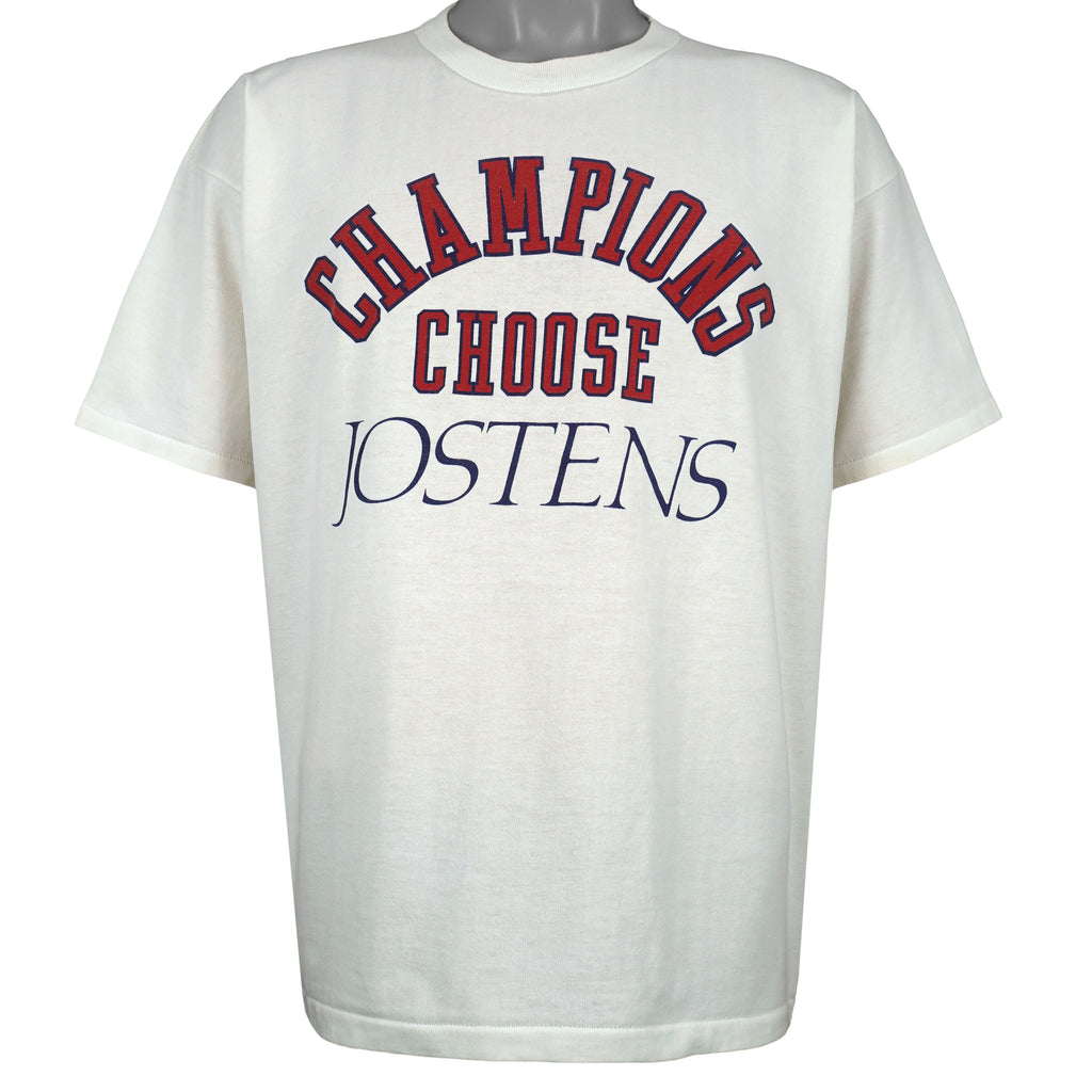 MLB (Artex) - Minnesota Twins, Champions Choose Jostens T-Shirt 1988 Large Vintage Retro Baseball