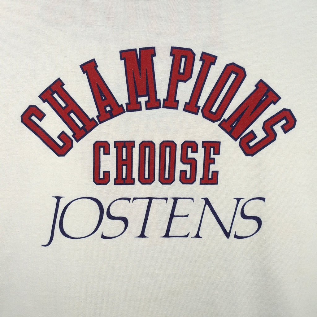 MLB (Artex) - Minnesota Twins, Champions Choose Jostens T-Shirt 1988 Large Vintage Retro Baseball