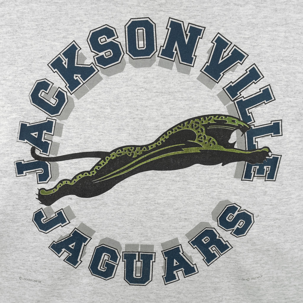 NFL - Jacksonville Jaguars Big Logo T-Shirt 1993 Large Vintage Retro Football