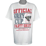 CFL (Fruit Of The Loom) - Grey Cup Party Shirt Winnipeg Stadium T-Shirt 1991 X-Large Vintage Retro Football