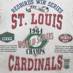 MLB (Long Gone) - St. Louis Cardinals, World Series Champs T-Shirt 1992 Large Vintage Retro Baseball