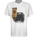 Vintage (JR) - The Dog Yorkshire Terrier T-Shirt 1991 X-Large