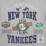 MLB (Long Gone) - New York Yankees 1956 World Series Champs T-Shirt 1992 X-Large Vintage Retro Baseball