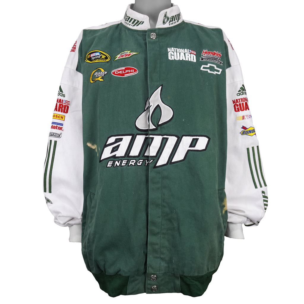 NASCAR (Chase Authentics) - Amp Energy National Guard Racing Embroidered Jacket 1990s XXX-Large Vintage Retro