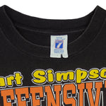 NFL (Logo 7) - Cleveland Browns X Bart Simpson T-Shirt 1990 Large Vintage Retro Football