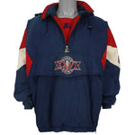 Starter - Super Bowl XXVI Embroidered Puffer Jacket 1992 Large