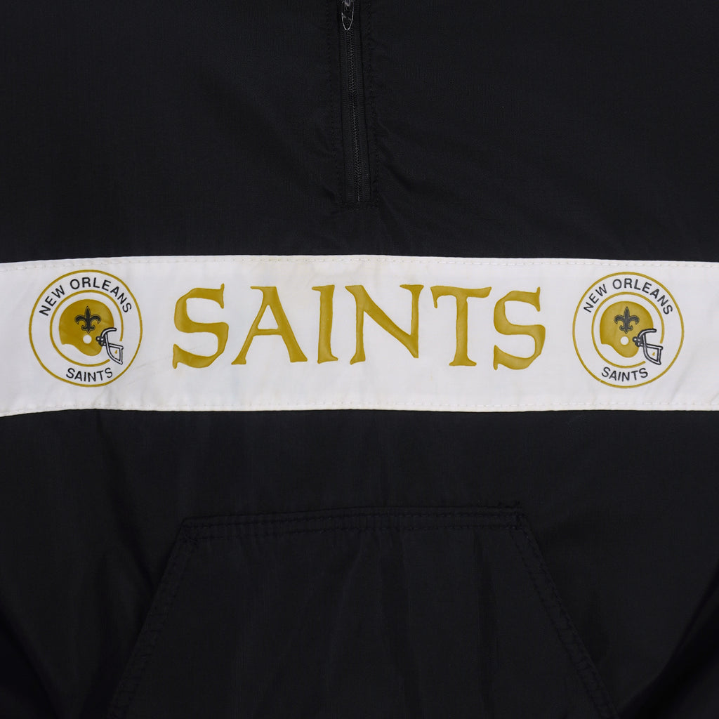 NFL (DeLong) - New Orleans Saints Windbreaker 1990a X-Large Vintage Retro Football