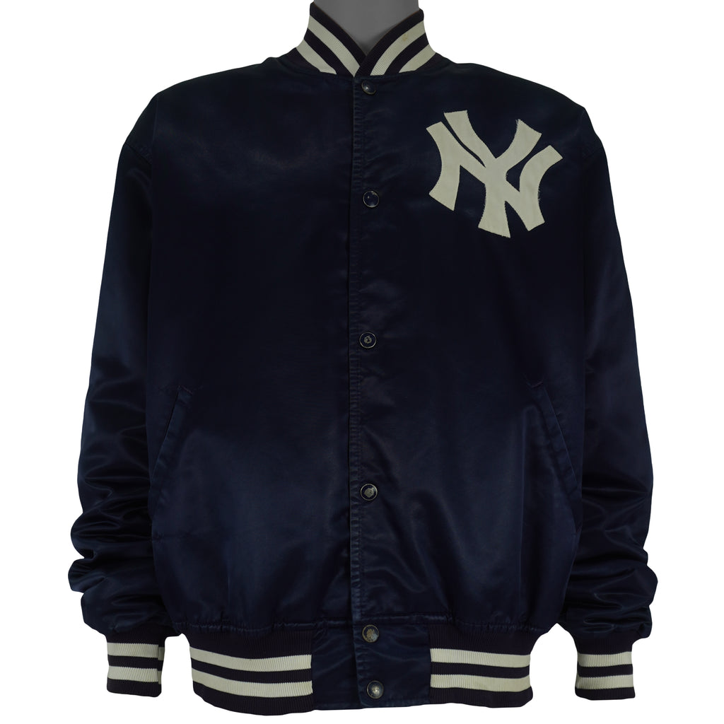 Starter (Diamond Collection) - New York Yankees Satin Jacket 1980s X-Large Vintage Retro Baseball