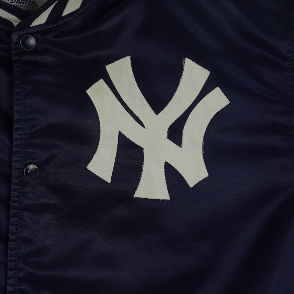 Starter (Diamond Collection) - New York Yankees Satin Jacket 1980s X-Large Vintage Retro Baseball