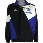 NFL (Apex One) - Dallas Cowboys Zip-Up Puffer Jacket 1990s Large Vintage Retro Football