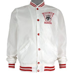 NCAA (College Vault) - Wisconsin Badgers Satin Varsity Jacket 1990s Medium Vintage Retro