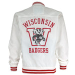 NCAA (College Vault) - Wisconsin Badgers Satin Jacket 1990s Medium