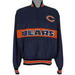 NFL (DeLong) - Chicago Bears 1/4 Zip-Up Pullover Jacket 1990s X-Large